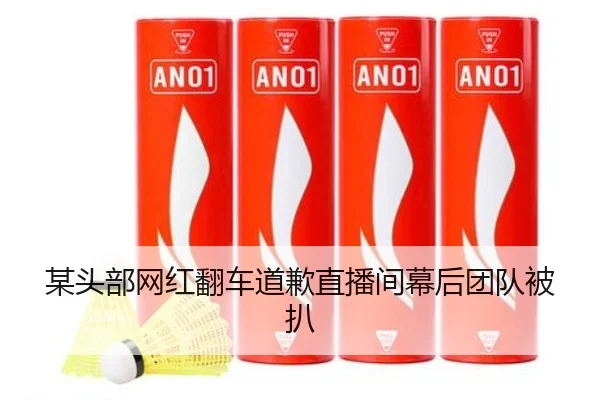 某头部网红翻车道歉直播间幕后团队被扒